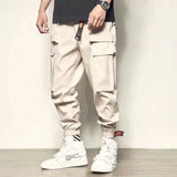 men pants spring and autumn cargo pants man fashion hip hop casual pants loose korean drawstring men joggers sweatpants unique joggers style 2459