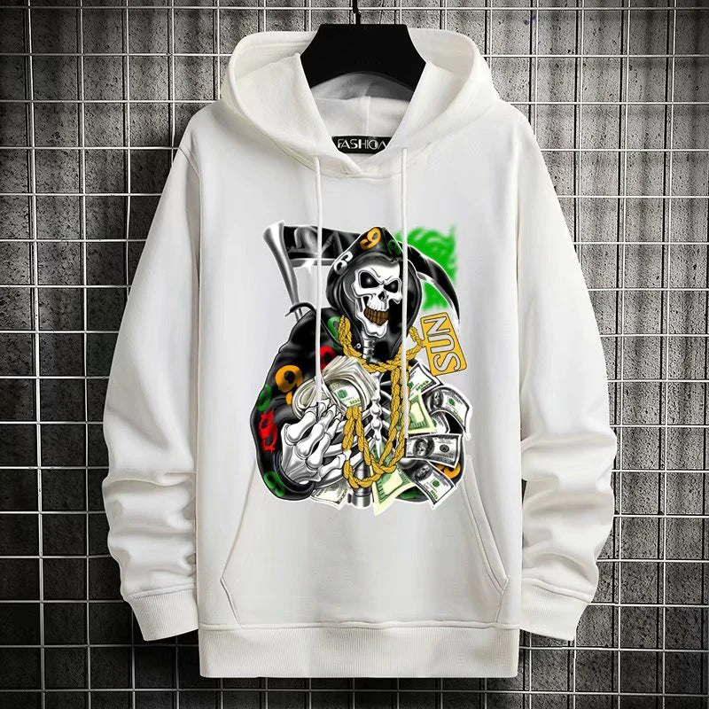 Autumn Winter Mens Hoodies Streetwear Hip Hop Fashion Hoodies Trend Pr