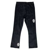 fashion skull printed denim jeans mens destoryed holes zipper flare jeans hip hop streetwear summer casual joggers jeans pants unique joggers style 3781