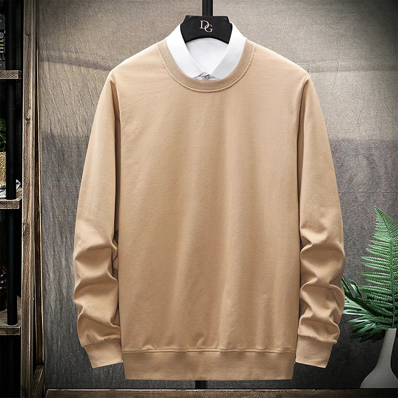 Spring Autumn Mens Hoodies Hip Hop Harajuku Fashion Solid Color Sweats