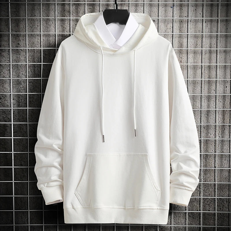 Spring Autumn Womens Hoodies Harajuku Fashion Solid Color Hoodies Casu