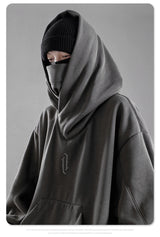 Autumn Winter High Collar Hoodie Loose Comfortable Mens Clothes Haraju