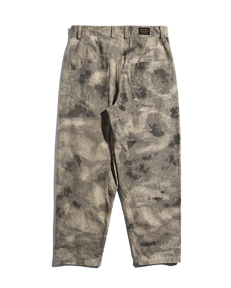 rainbowtouches 2022 tidal current brand mens pants high street fashion camouflage trousers loose tooling safari style overalls unique default style 5328