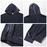 2021 Fashionable Mens Streetwear Velour Hoody Hoodie Oversized Casual