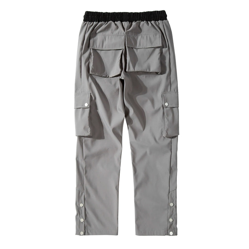 high street functional hip hop cargo pant harajuku fashionable multi pocket cargo trousers men women streetwear loose casual unique cargo style 5383