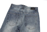 knee zipper hole patckwork skinny denim jeans men casual slim biker trousers jeans fashion streetwear hip hop jean pants joggers unique joggers style 1042