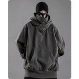 Autumn Winter High Collar Hoodie Loose Comfortable Mens Clothes Haraju