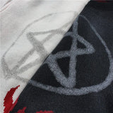 mens sweaters fashion fire harajuku sweaters casual long sleeve knitted sweater ripped holes cotton pullover jumpers man sweater urban wear with bold artwork, unique limited edition hoodie, trendy hip hop style outerwear