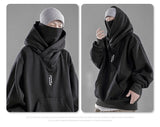 Autumn Winter High Collar Hoodie Loose Comfortable Mens Clothes Haraju