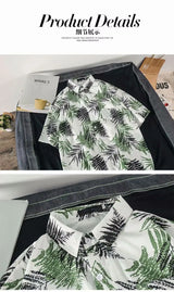 2020 Summer Men's shirts Fashion Hawaii Beach Short sleeve Tops Homme shirts Casual Harujuku Streetwear personality shirts men