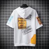 Sadcore Oversized shirt – Fashion Mens Hooodies Korean Style Streetwear Short Sleeve H
