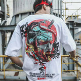 Cyberpunk Aesthetic print tee – 100 Cotton White Hip Hop T Shirt Short Sleeve T Shirt Fashio