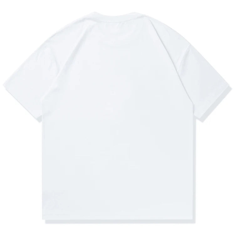Trapwear Aesthetic print tee – Aolamegs Japanese Harajuku Girl Kanji Print T Shirt Men Coll