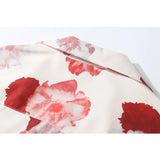 Dark Icon Floral Hawaiian Shirt Men Tur-down Collar Men's Polo Shirt Black White