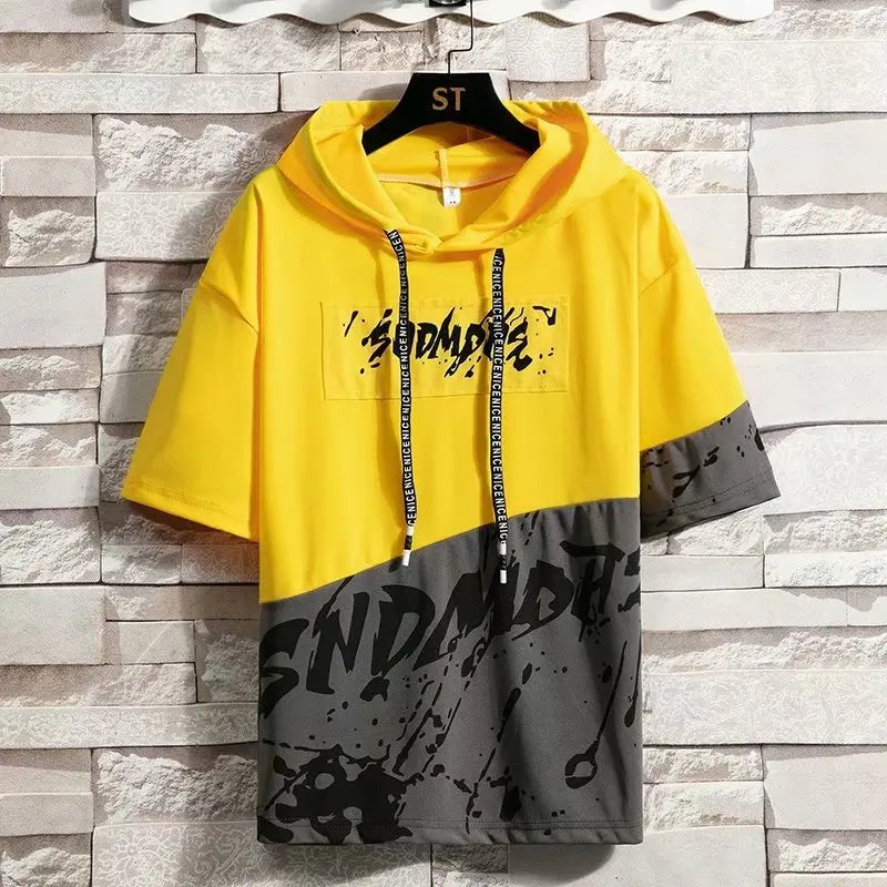 Summer Mens Hoodies Fashion Harajuku Hip Hop Streetwear Sweatshirt Men