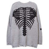 "Broken Up" Unisex Men Women Streetwear Graphic Sweater Daulet Apparel