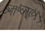Hip Hop Streetwear Hoodie Sweatshirt Men Dark Style Angel Print Pullov