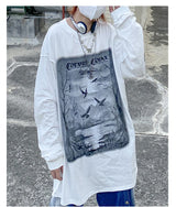 Anime Aesthetic Tee – Rainbowtouches Drop Shoulder Top High Street Abstract – Modern Streetwear for Everyone