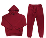 rainbowtouches quality pure cotton 2 piece couple hoodie solid color hip hop casual sportswear pullover mens pants plush unique default style 1474