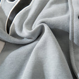 Hooded minimalist windbreaker puffer graffiti bomber