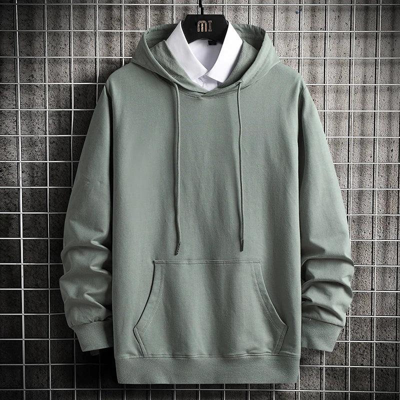 Spring Autumn Womens Hoodies Harajuku Fashion Solid Color Hoodies Casu
