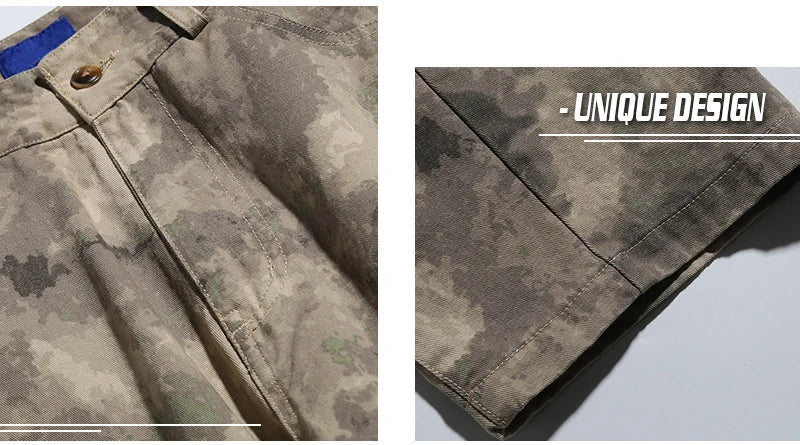 rainbowtouches 2022 tidal current brand mens pants high street fashion camouflage trousers loose tooling safari style overalls unique default style 5325