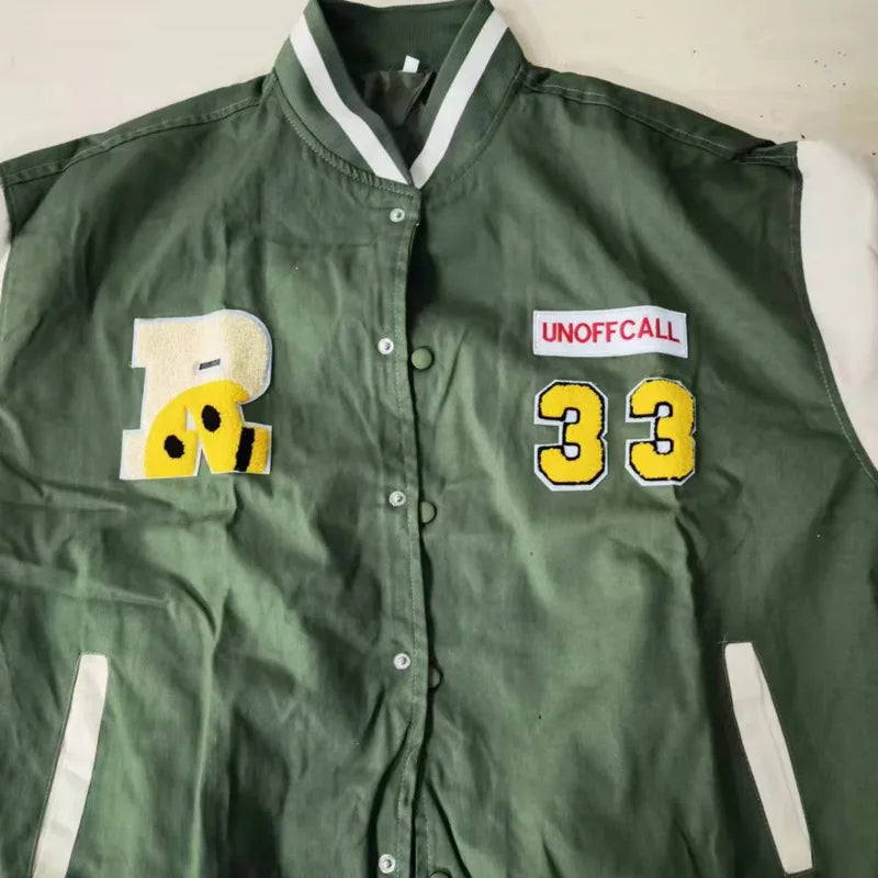 Retro Baseball Jacket for Men Cold Weather Jacket