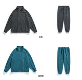 spring and autumn new fleece knitted coat mens loose couple suit versatile high street style unique default style 2016