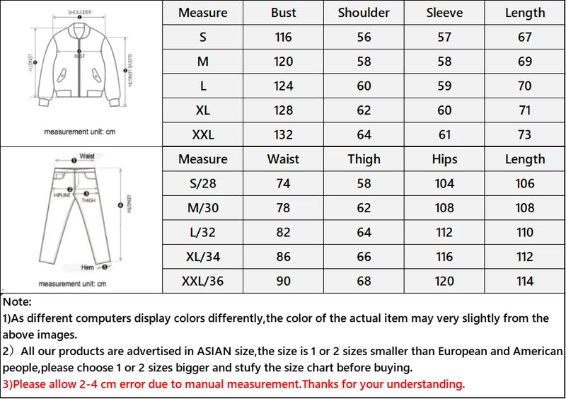 2 pieces sets men fashion patchwork single breast denim jeans hooded jacket coat and loose straight pants joggers streetwear set unique joggers style 4035