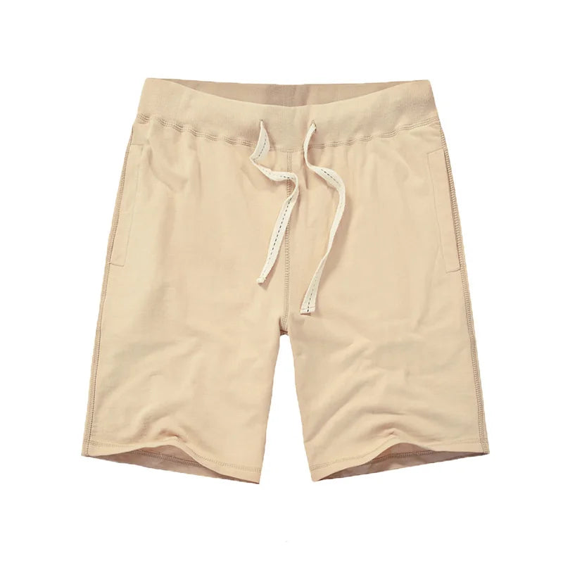 Gray Cotton Shorts Men Summer Sport Fitness Gym Workout Jogger Shorts with Pocket High Quality Plus Size Home Casual Sweatshorts