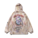 Gothic Oversized Tee – Mens Hip Hop Cats Harajuku Printed Fleece Jackets Coats – Streetwear Fashion for Men & Women