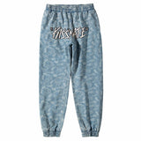 hip hop loose fit elastic waist pants fashion embroidery denim ankle pants mens new casual drewstring sportwear pants joggers streetwear sweatpants