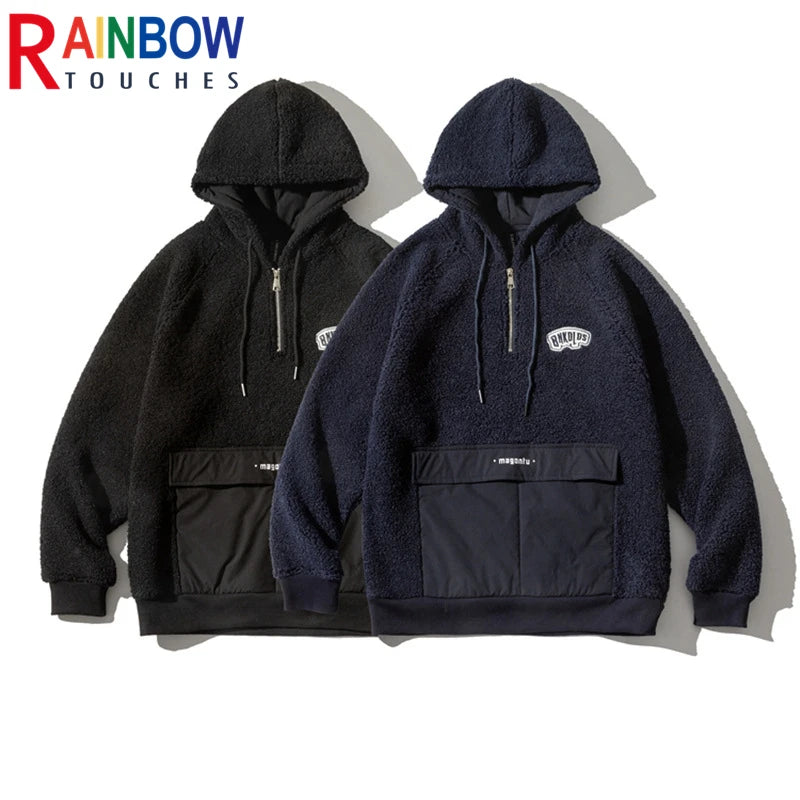 Gothic Oversized Tee – Rainbowtouches Hoodie Men High Street Fashion Fleece Fabric