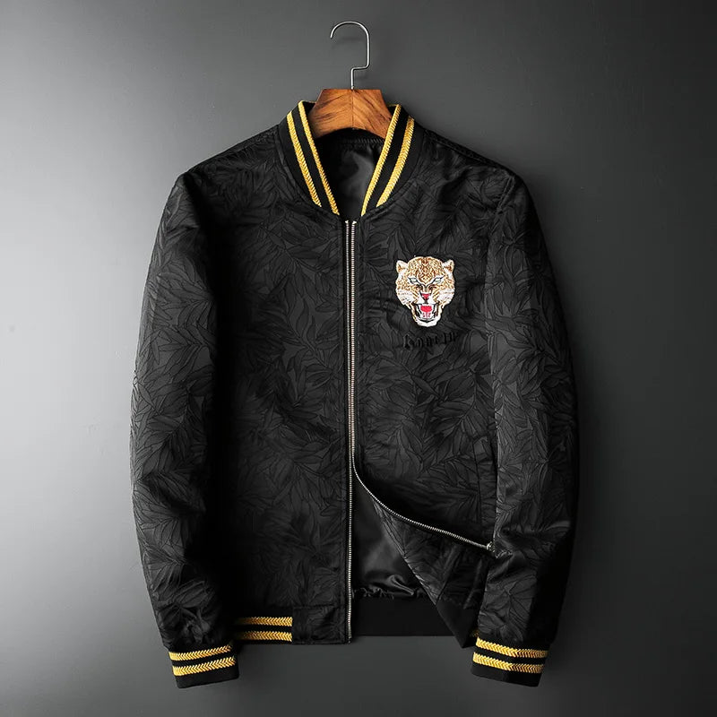 material essential - everyday streetwear urban fashion high hip style aeaadc wear fit quality hop image new-men-luxury-rib-sleeve-embroidered-flowers-leopard-striped-couple-baseball-coats-jackets-abstract-digital-coat-motor-n244 casual design style unisex print oversized graphic premium streetwear design ID 58103