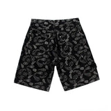 2 Pieces Sets Mens Fashion Embroidery Single Breasted Denim Jeans  Shirts and Straight Zipper Shorts Joggers Streetwear Sets