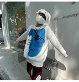 men knitted sweater harajuku printed oversized sweater new casual o neck long sleeve pullover streetwear loose sweaters clothing oversized graphic print design, urban wear with bold artwork, aesthetic street look hoodie