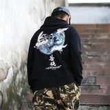 Fashion Harajuku Hoodie Sweatshirt Mens Casual Black Hip Hop Japan Pri