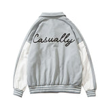 Hooded windbreaker urban bomber quilted streetwear