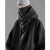 Autumn Winter High Collar Hoodie Loose Comfortable Mens Clothes Haraju