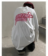 Harajuku Oversized Shirt – Rainbowtouches Mens Long Sleeve T Shirt New High Street Fash – Modern Streetwear for Everyone