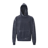 2021 Fashionable Mens Streetwear Velour Hoody Hoodie Oversized Casual