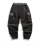 rainbowtouches 2022 tidal current brand mens pants fashion high street wear trousers loose straight safari style overalls man unique default style 1352