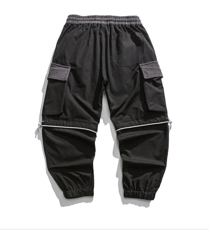 rainbowtouches 2022 tidal current brand mens pants fashion high street wear trousers loose straight safari style overalls man unique default style 1352
