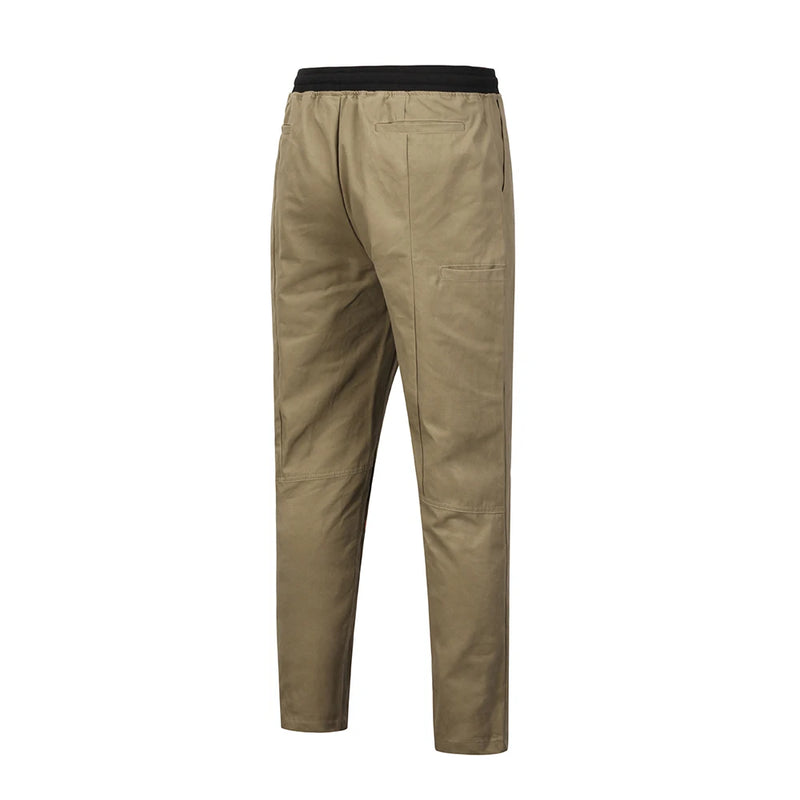 black khaki retro pants baggy high street mens joggers vintage straight trousers loose casual back pockets sweatpants for men relaxed fit joggers