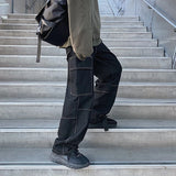 men jeans wide leg denim pants loose straight baggy mens jeans hip hop streetwear skateboard neutral denim trousers cargo jeans unique cargo style 2647