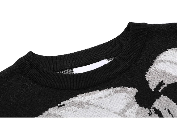 urban flame hoodie with photo-ready knit construction, bold Y2K look for men’s outerwear, men’s streetwear clothing piece for