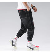 2023 new streetwear hip hop cargo pants mens jeans elastic harun joggers in autumn and spring men clothing unique joggers style 2763