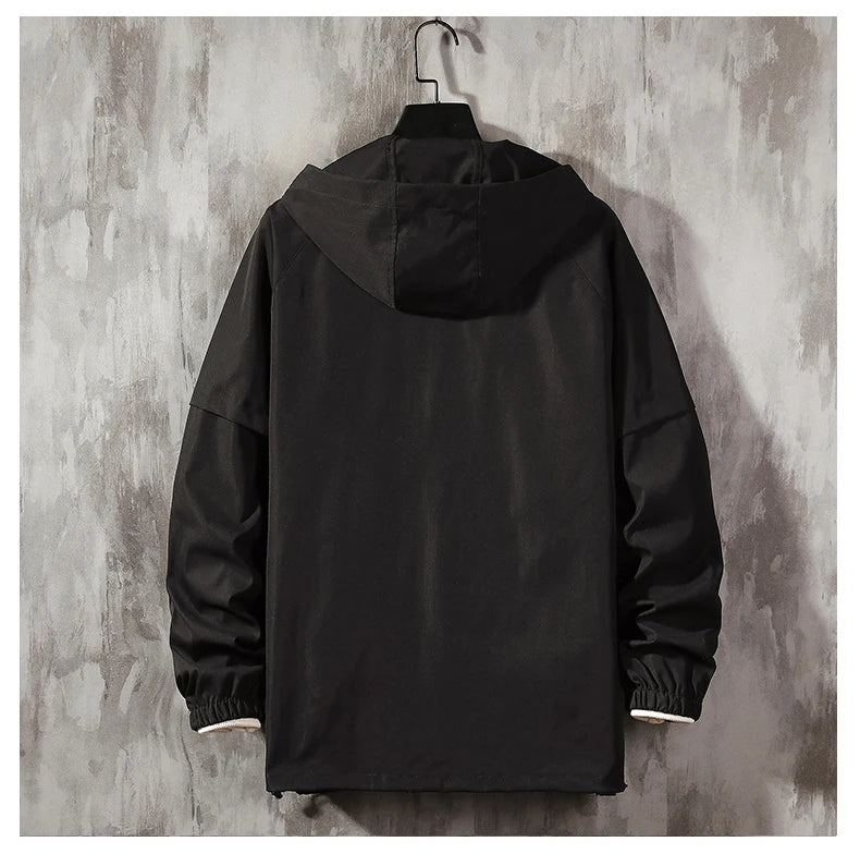 Double-Layer Urban Hoodie Jacket Modern Aesthetic