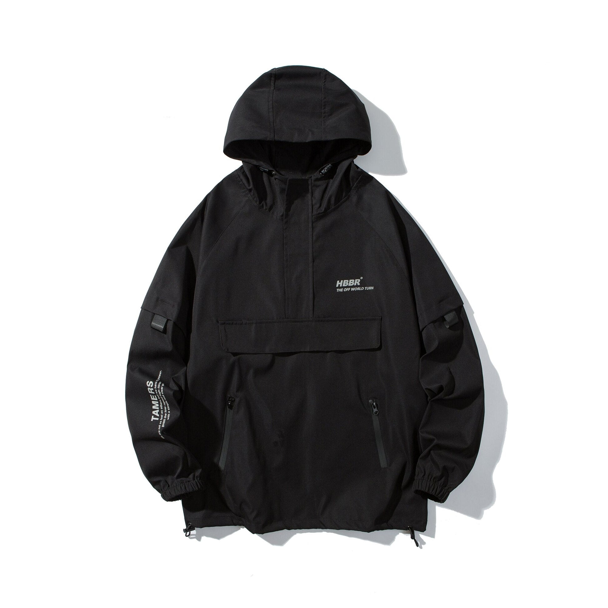 "Rainy Day" Unisex Men Women Streetwear Windbreaker Jacket Daulet Apparel