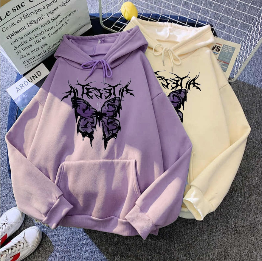 "Fly Anywhere" Unisex Men Women Streetwear Graphic Hoodie